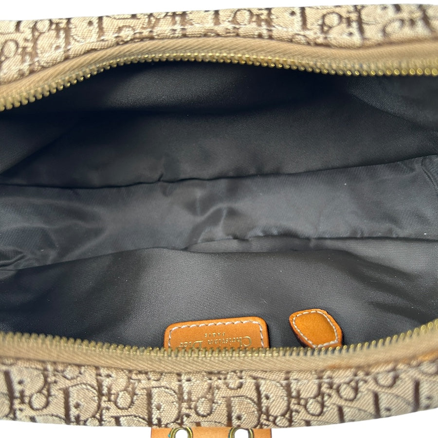 DIOR 2003 TROTTER CANVAS CRESCENT BAG 93UIU