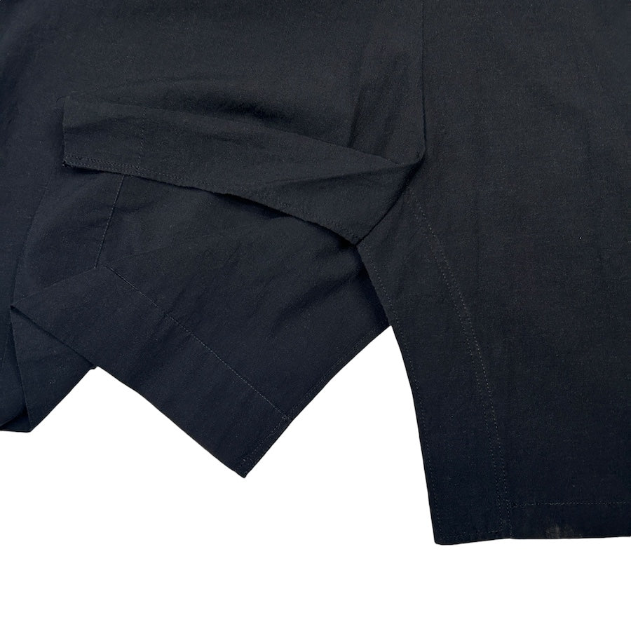 YOHJI YAMAMOTO Y'S RAYON BLEND SKIRT - BLACK F37F