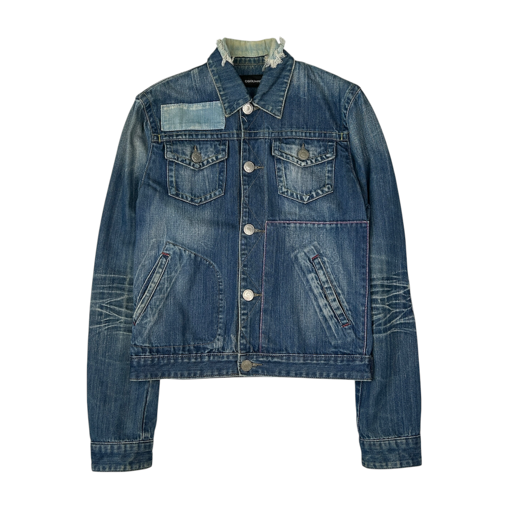 DSQUARED DISTRESSED DENIM JACKET