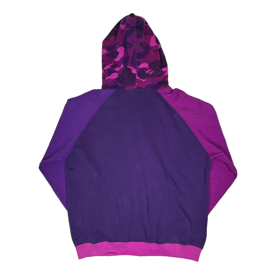 BAPE 2000S FULL ZIP PURPLE CAMO HOODIE