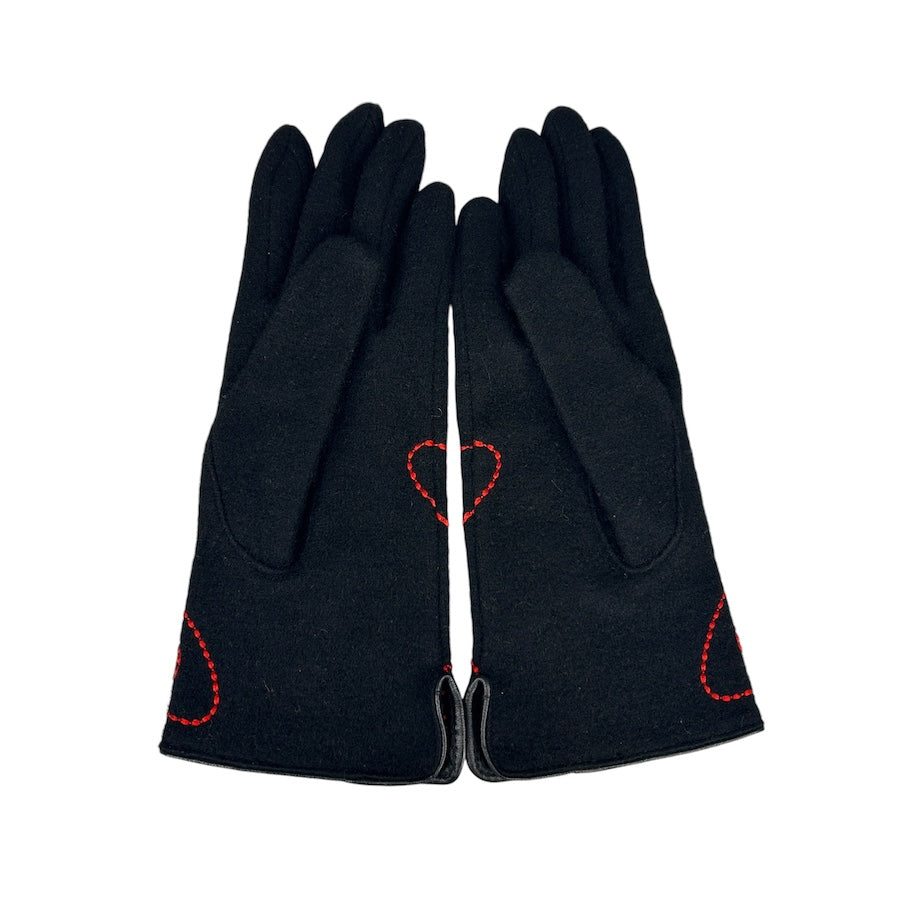 VIVIENNE WESTWOOD RED ORB GLOVES VF39