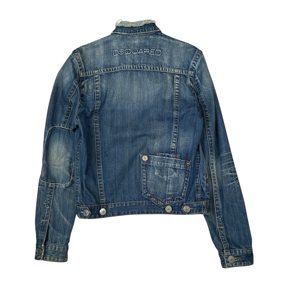 DSQUARED DISTRESSED DENIM JACKET