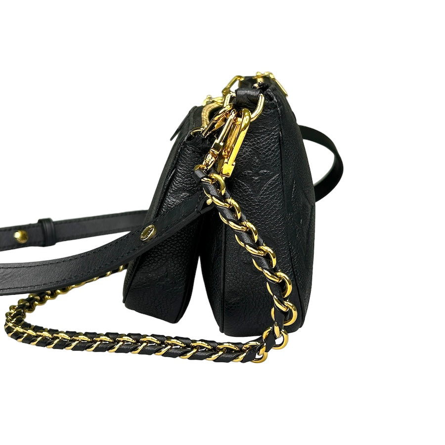 LOUIS VUITTON BLACK MULTI POCHETTE ACCESSORIES BAG