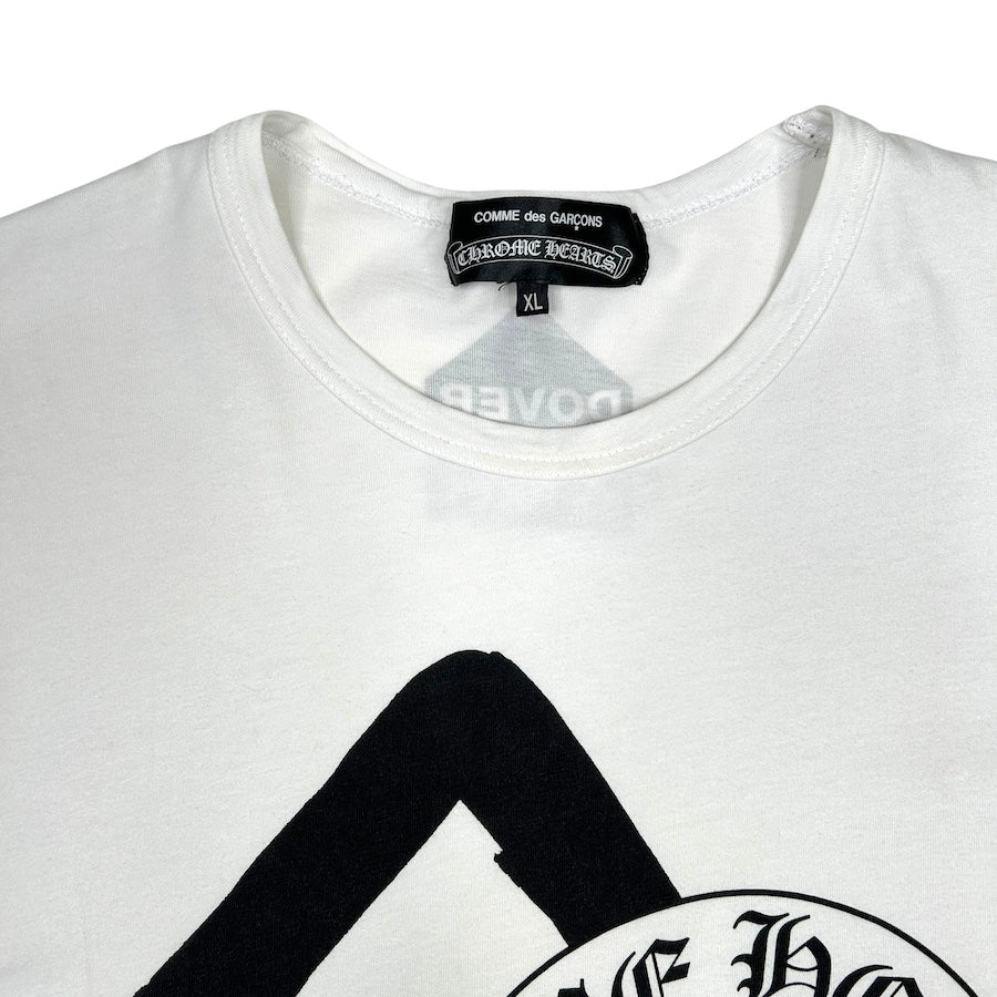 COMME DES GARÇONS X CHROME HEARTS DSM TEE - WHITE