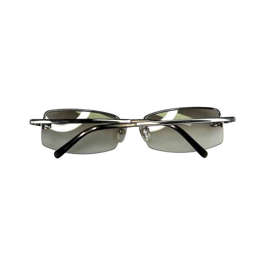 CHANEL C.124/6I RHINESTONE RIMLESS GLASSES - CLEAR LENS