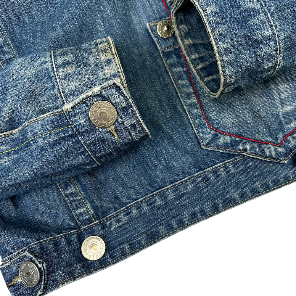 DSQUARED DISTRESSED DENIM JACKET