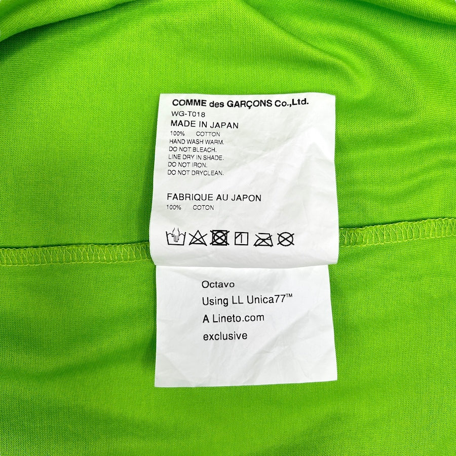 COMME DES GARÇONS X JUNYA WATANABE OCTAVO REDUX TEE - BRIGHT GREEN