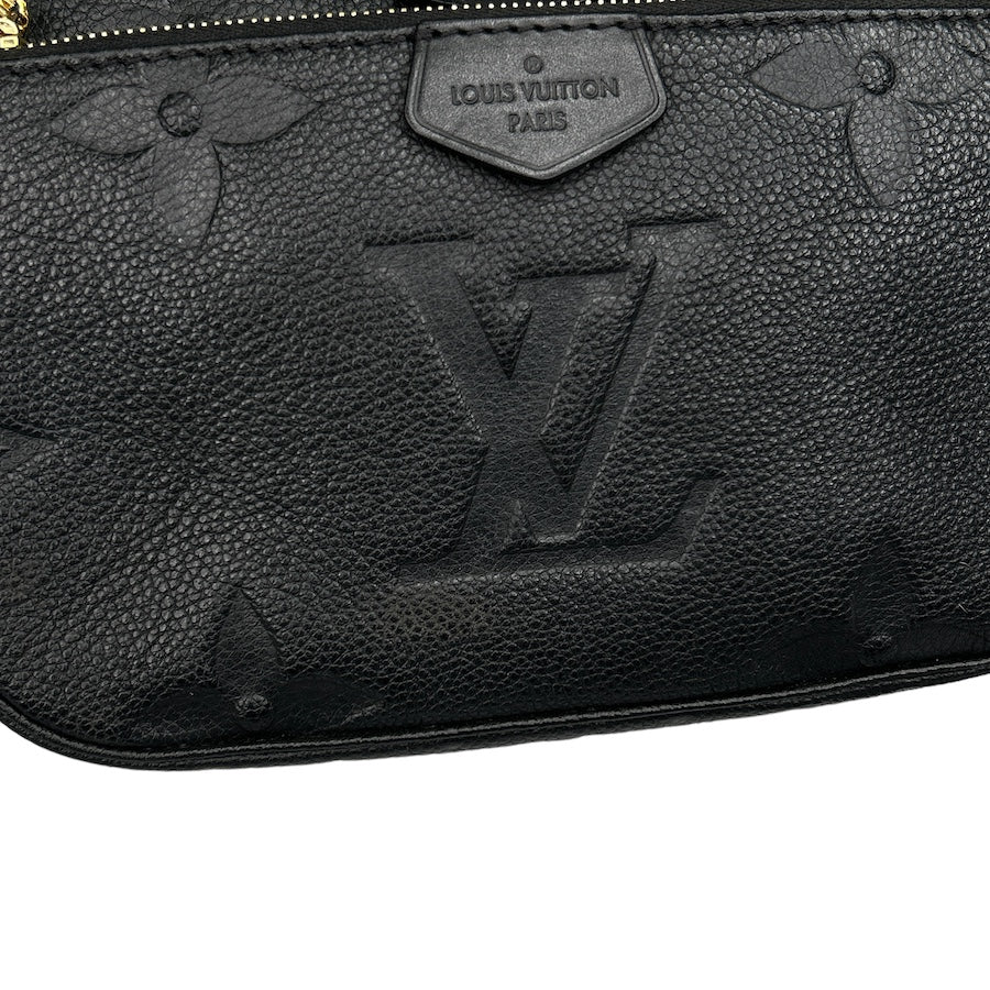 LOUIS VUITTON BLACK MULTI POCHETTE ACCESSORIES BAG