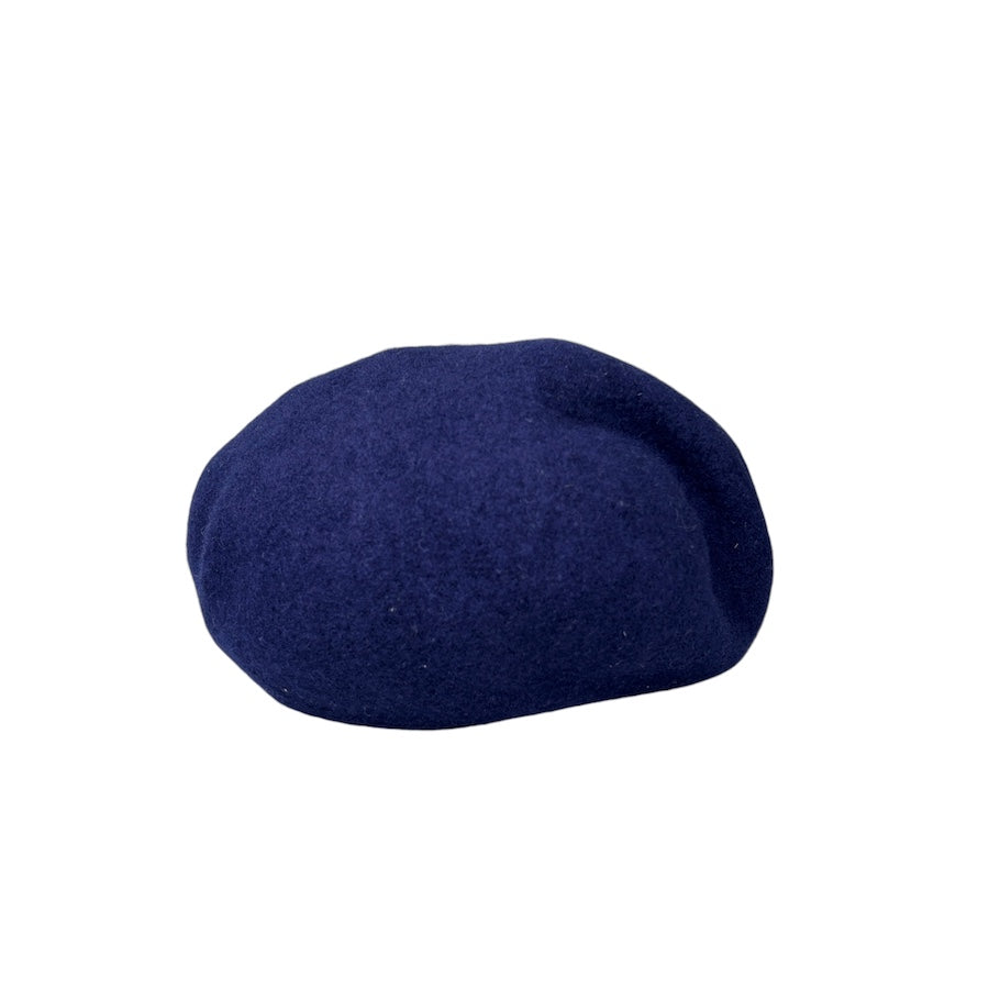 VIVIENNE WESTWOOD WOOLLEN BERET - NAVY G38F