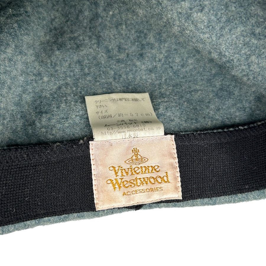 VIVIENNE WESTWOOD WOOLLEN BERET - BLUE G83RF