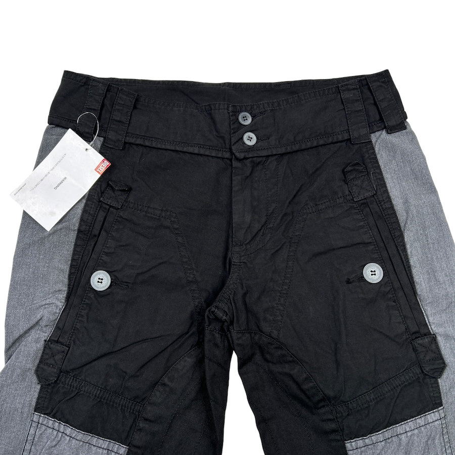 DIESEL JESTO PANTALONE PANTS - BLACK/GREY