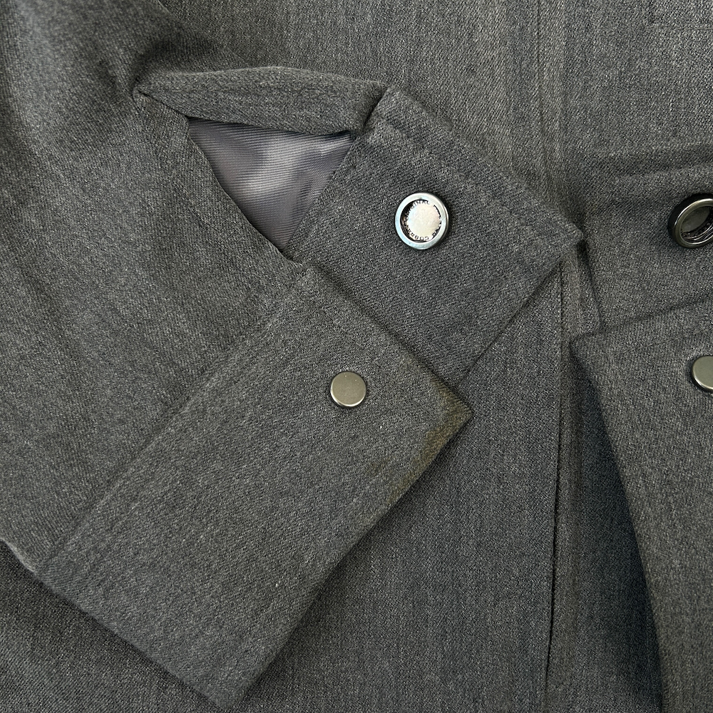 BAOVICTO COLLARED JACKET - GREY