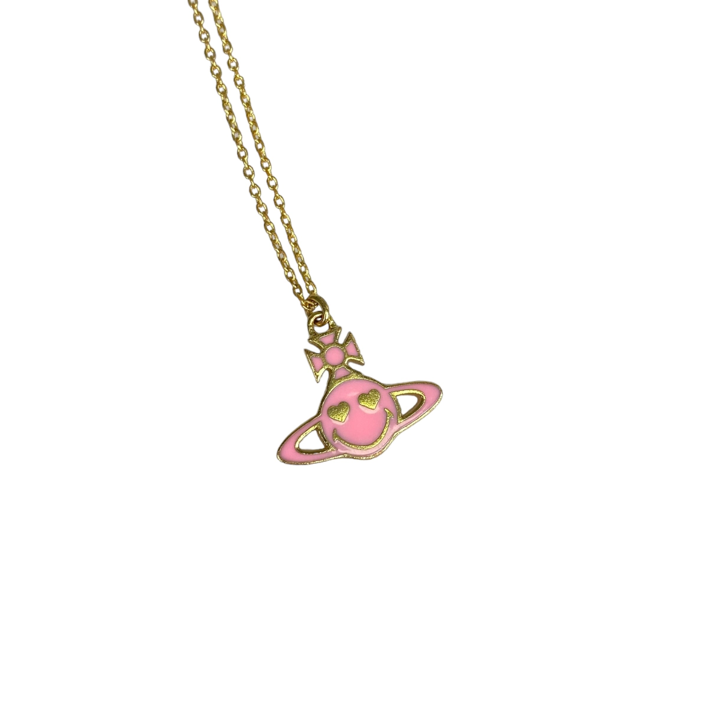 VIVIENNE WESTWOOD CHISWICK SMILE GOLD-PLATED ORB NECKLACE