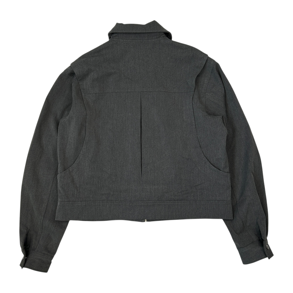 BAOVICTO COLLARED JACKET - GREY