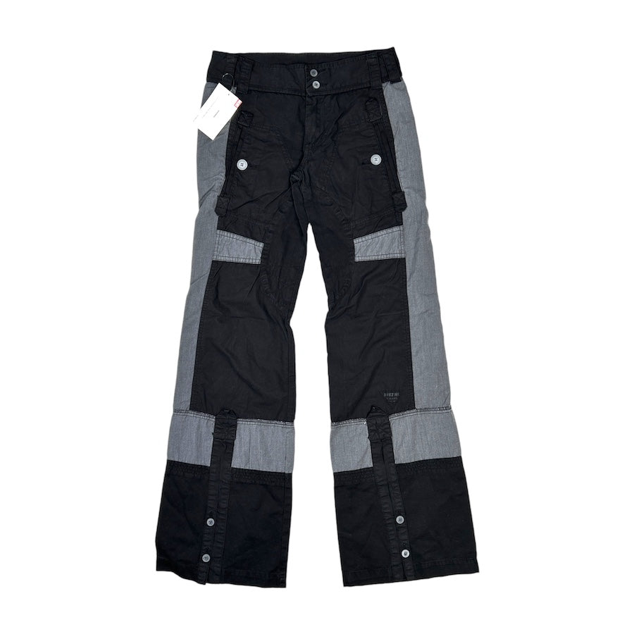 DIESEL JESTO PANTALONE PANTS - BLACK/GREY