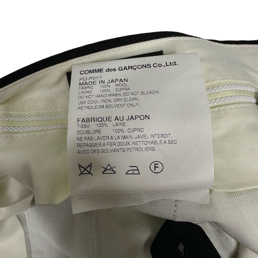 COMME DES GARCONS 2015 "CUT" WIDE SHORTS