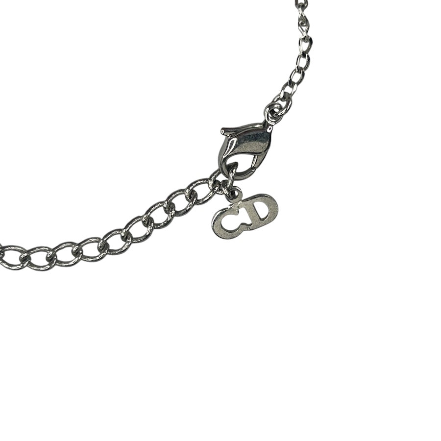 DIOR CUBE CHARM BRACELET - SILVER PLATED