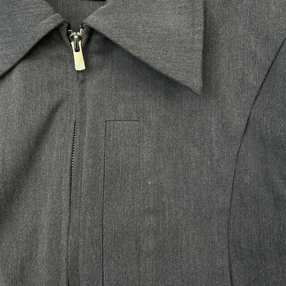 BAOVICTO COLLARED JACKET - GREY