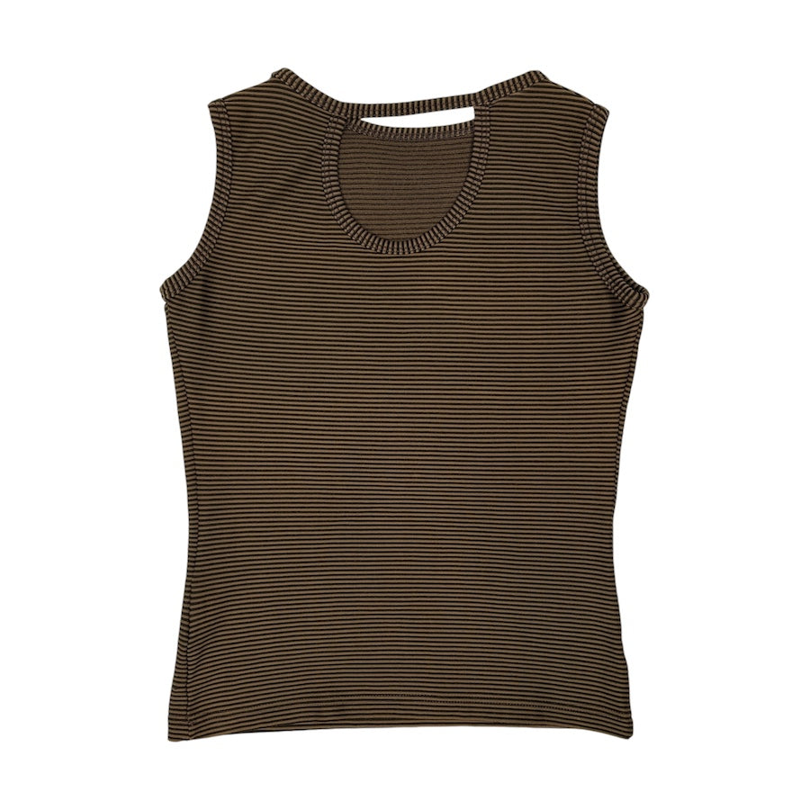 FENDI JEANS TANK TOP - BROWN D8G