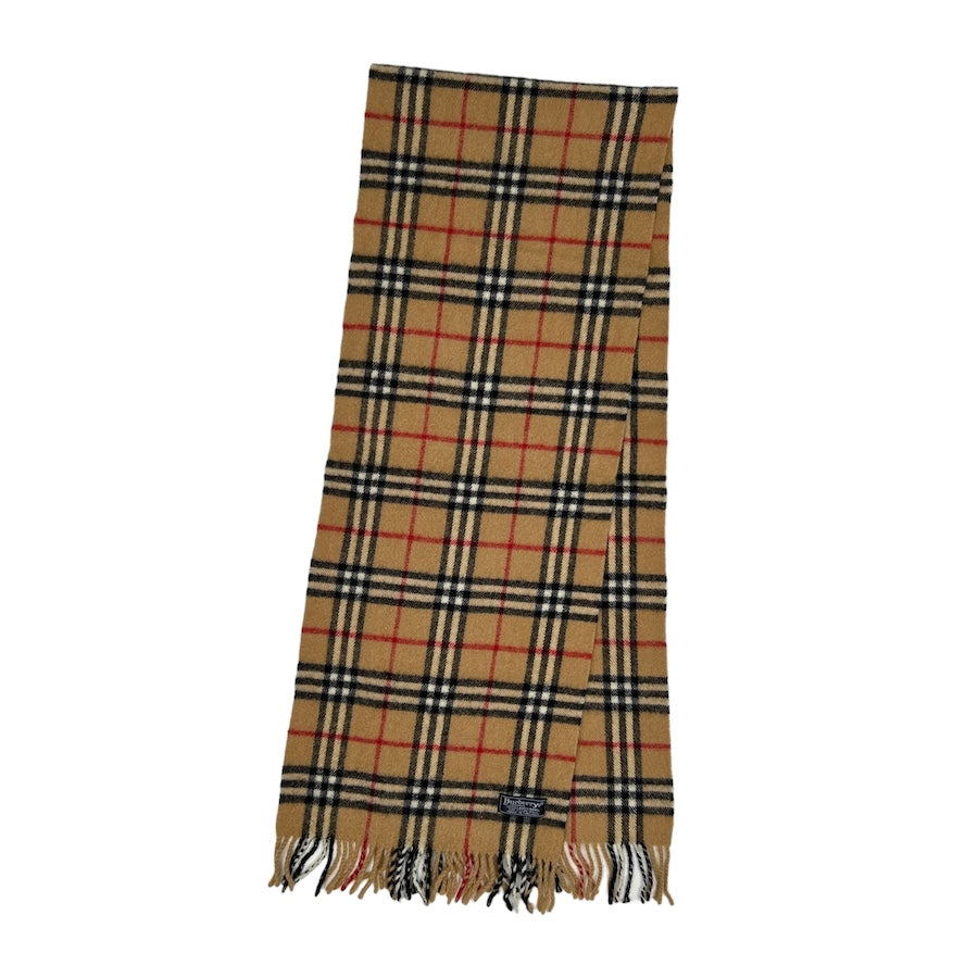 BURBERRY lambswool nova check scarf