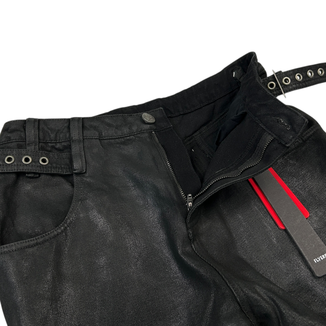 (NEW) FLYERRER WAXED DENIM - GREY