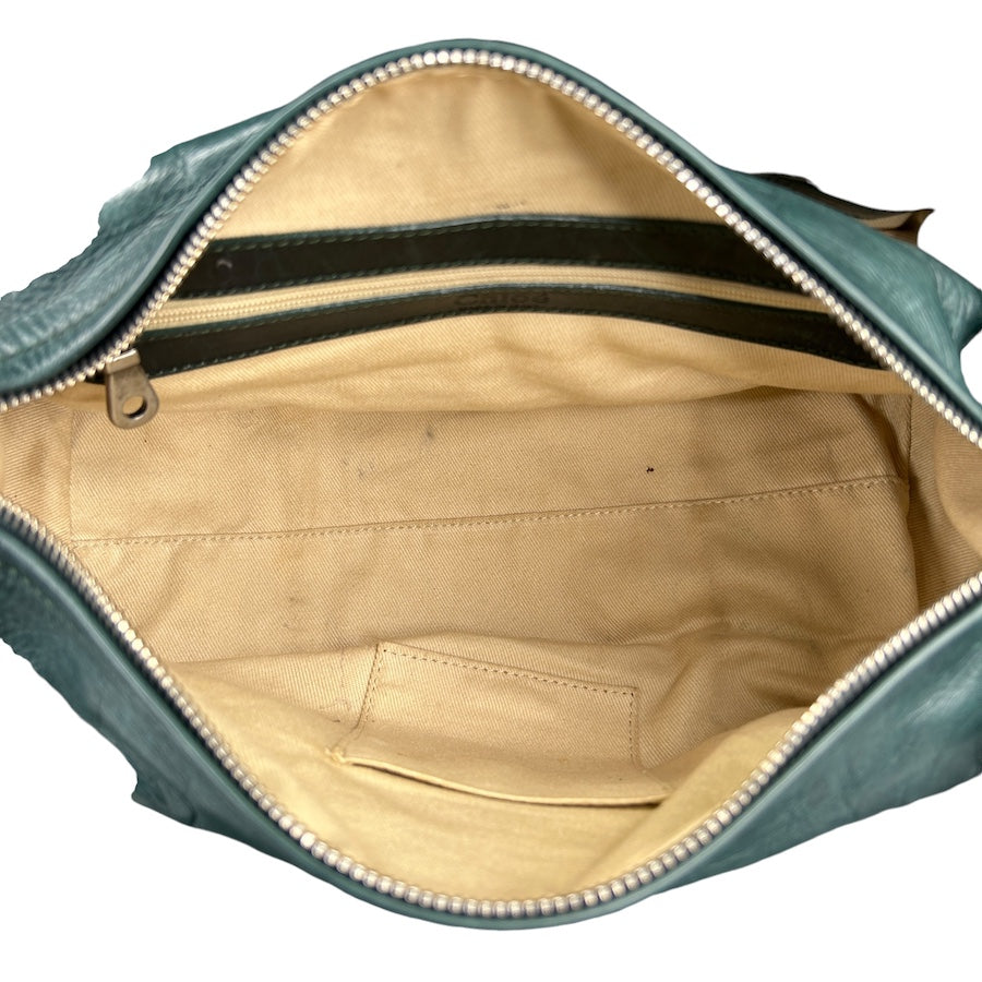 CHLOE PYTHON & LEATHER SILVERADO BAG