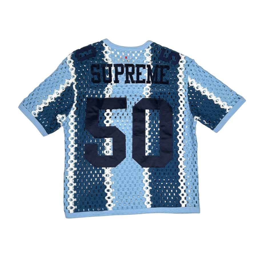 SUPREME SS23 CROCHET JERSEY - BLUE