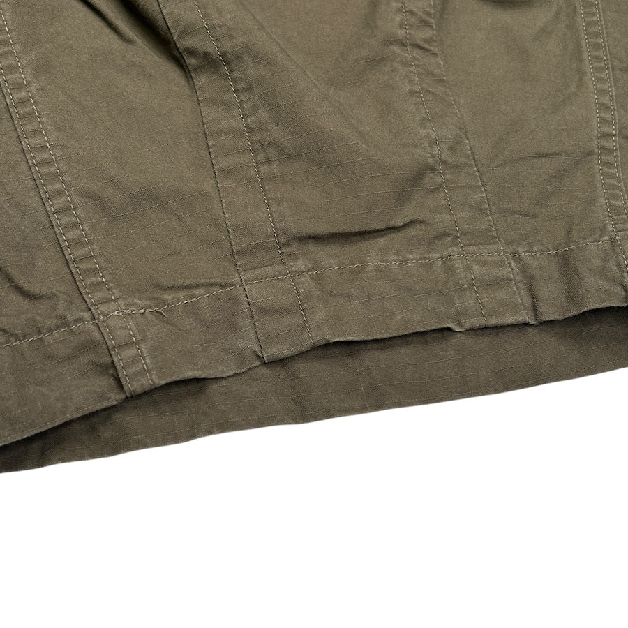 (2) NEEDLES 2-COLOUR RECONSTRUCTED H.D BDU PANTS - GREEN