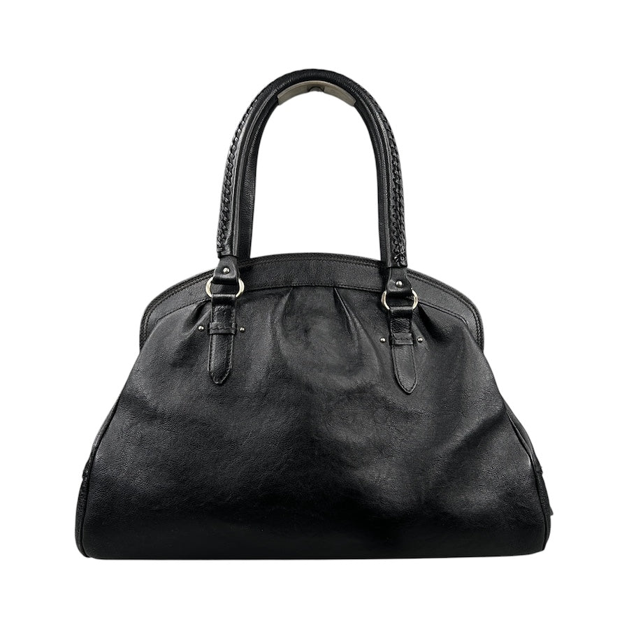 DIOR 2007 LEATHER DUAL-POCKET HANDBAG