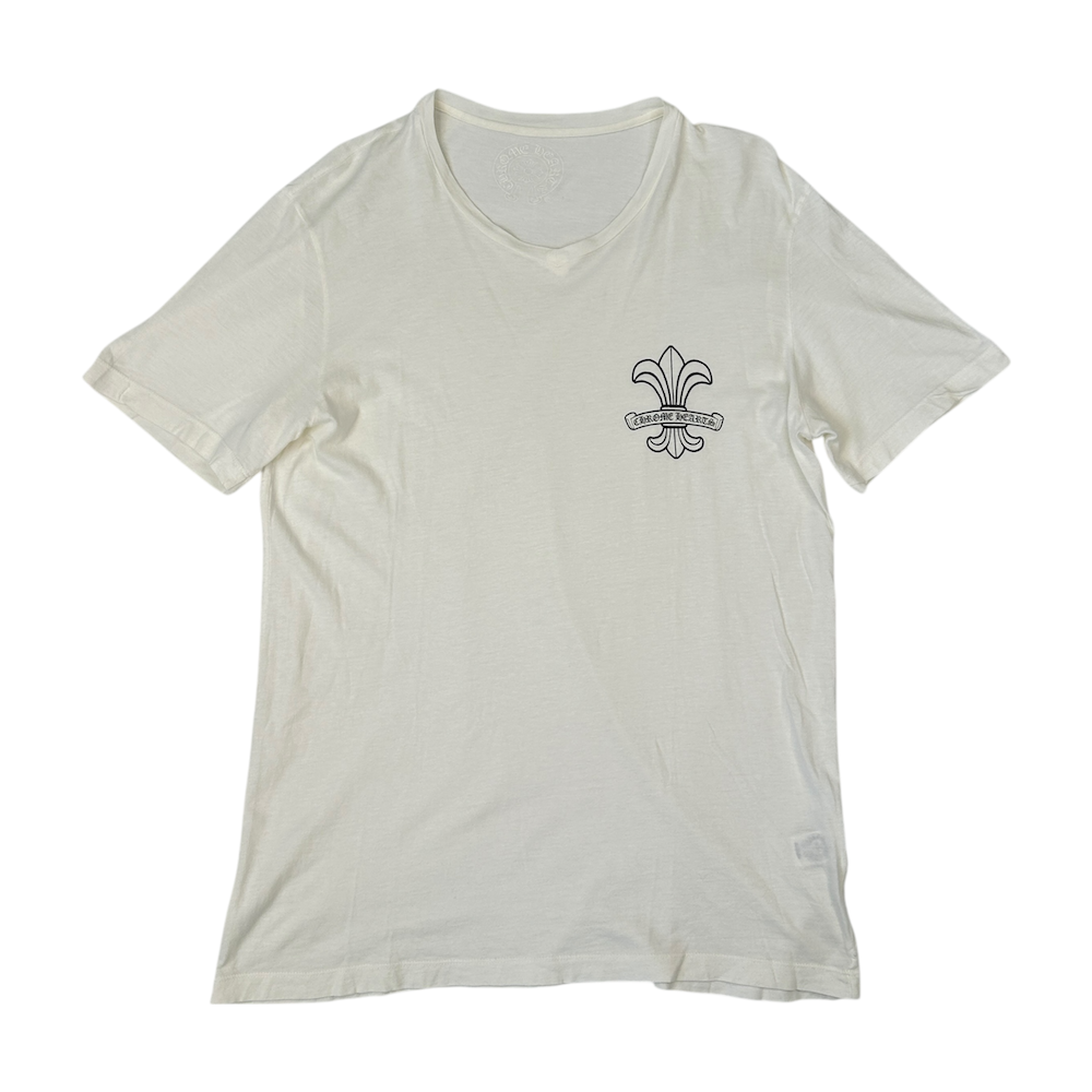 (M) CHROME HEARTS T-SHIRT - WHITE
