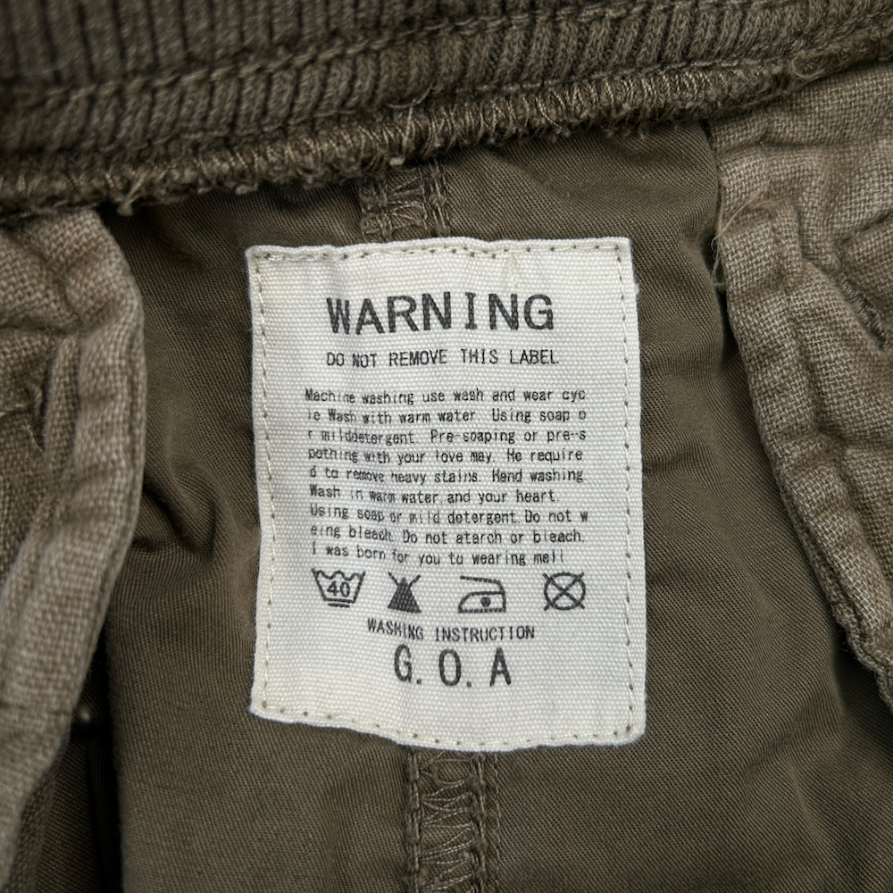 G.O.A CAMO CARGO ZIP SKIRT