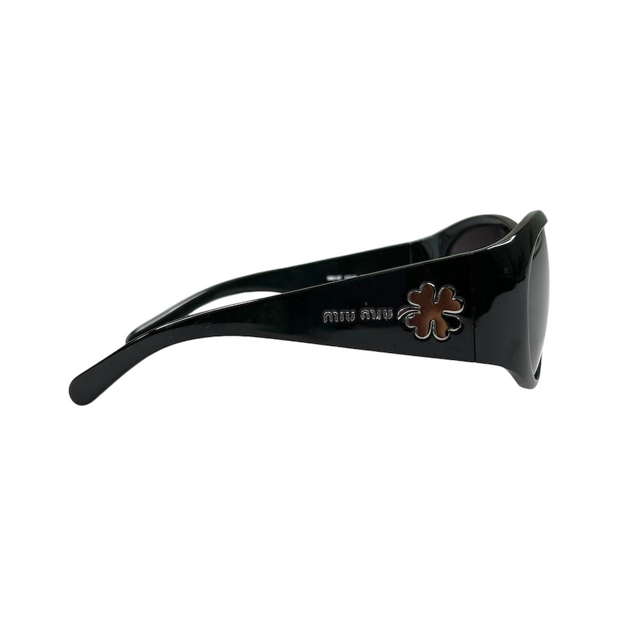 MIU MIU SMU13F SUNGLASSES - BLACK