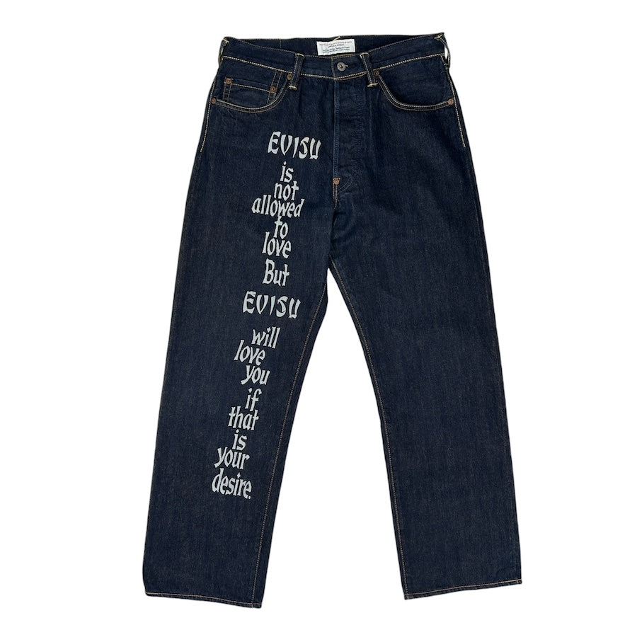 EVISU LOT 0080 DAICOCK JEANS H38Y