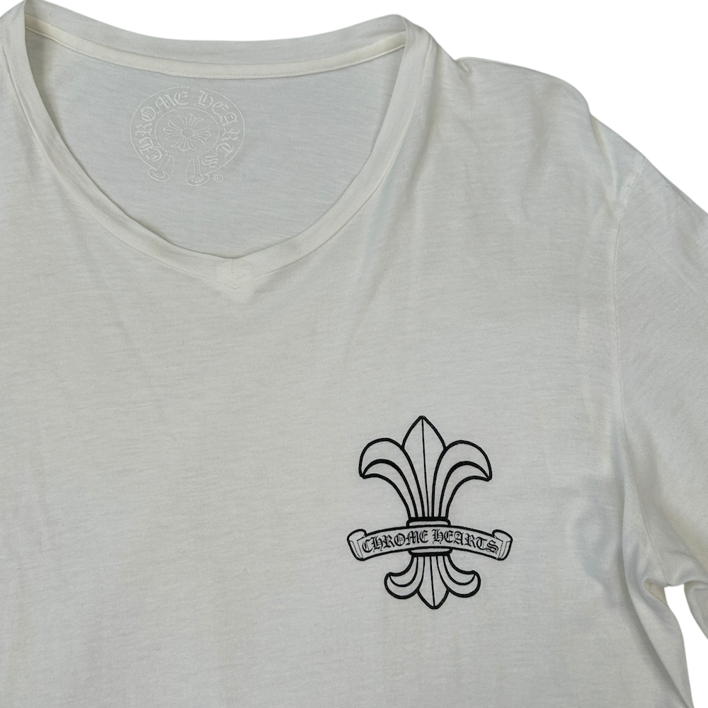 (M) CHROME HEARTS T-SHIRT - WHITE