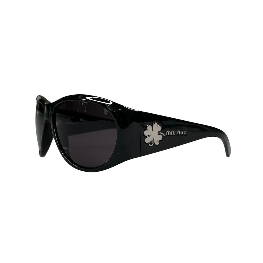 MIU MIU SMU13F SUNGLASSES - BLACK