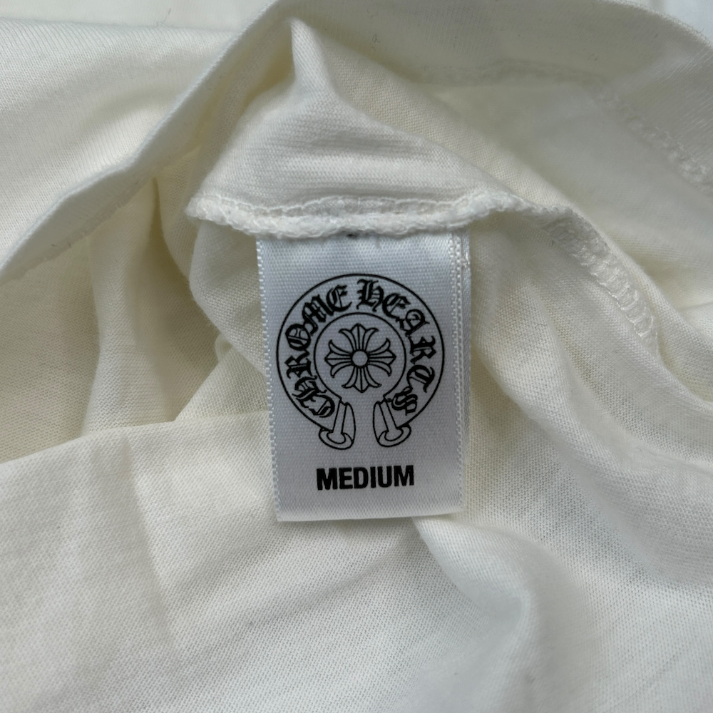 (M) CHROME HEARTS T-SHIRT - WHITE