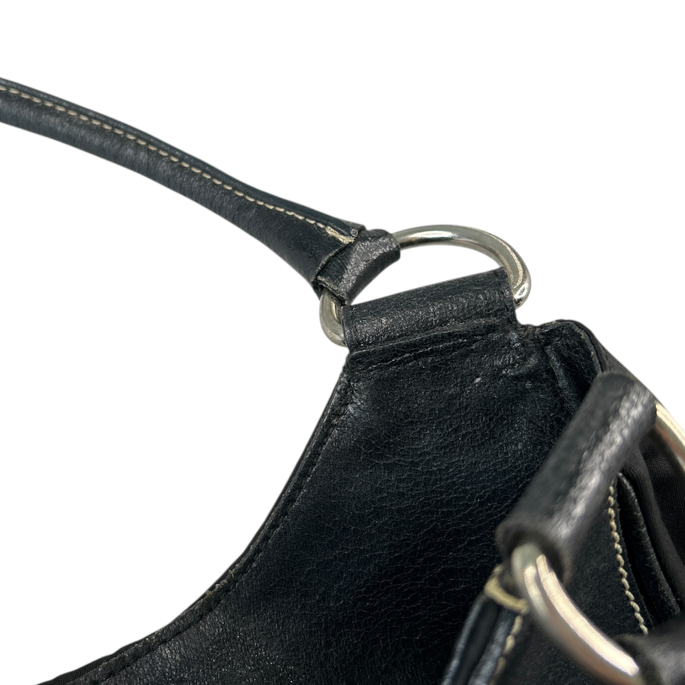 *$1 RAFFLE* PRADA NYLON HOBO SHOULDER BAG - BLACK