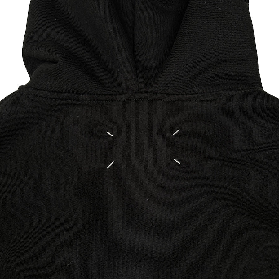 MAISON MARGIELA 14 ZIP HOODIE - BLACK