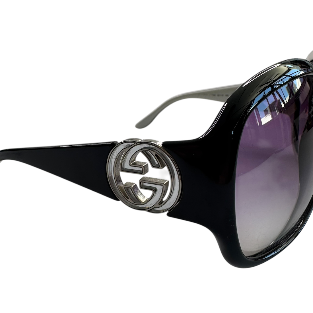 GUCCI INTERLOCKING G OVERSIZED SUNGLASSES