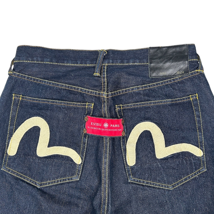 EVISU LOT 0080 DAICOCK JEANS H38Y