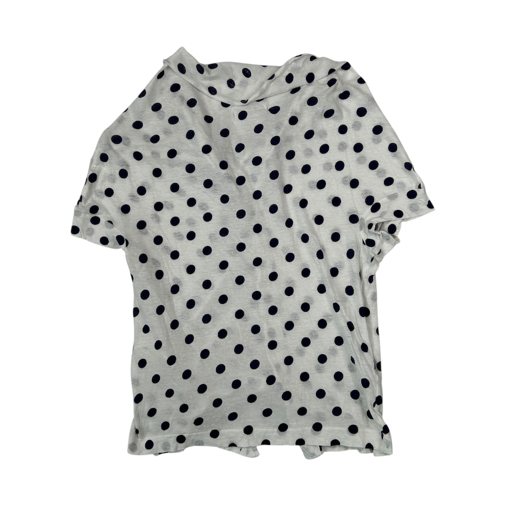 YOHJI YAMAMOTO + NOIR POLKA DOT BUTTON UP TOP