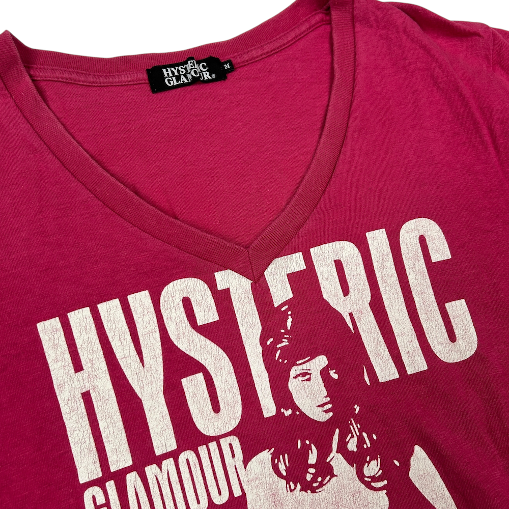 HYSTERIC GLAMOUR V NECK T-SHIRT