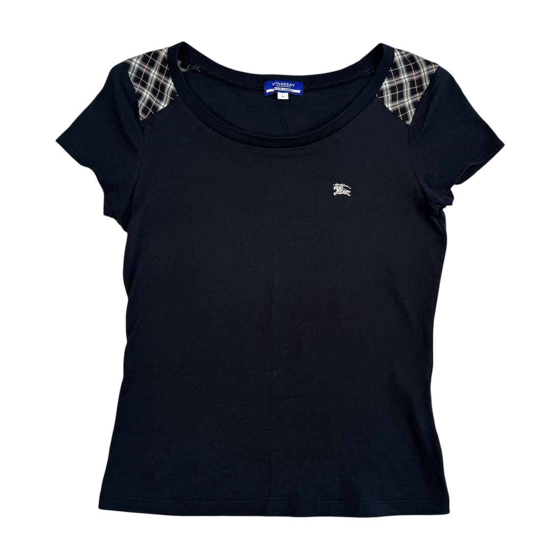 BURBERRY BLUE LABEL CHECK T-SHIRT