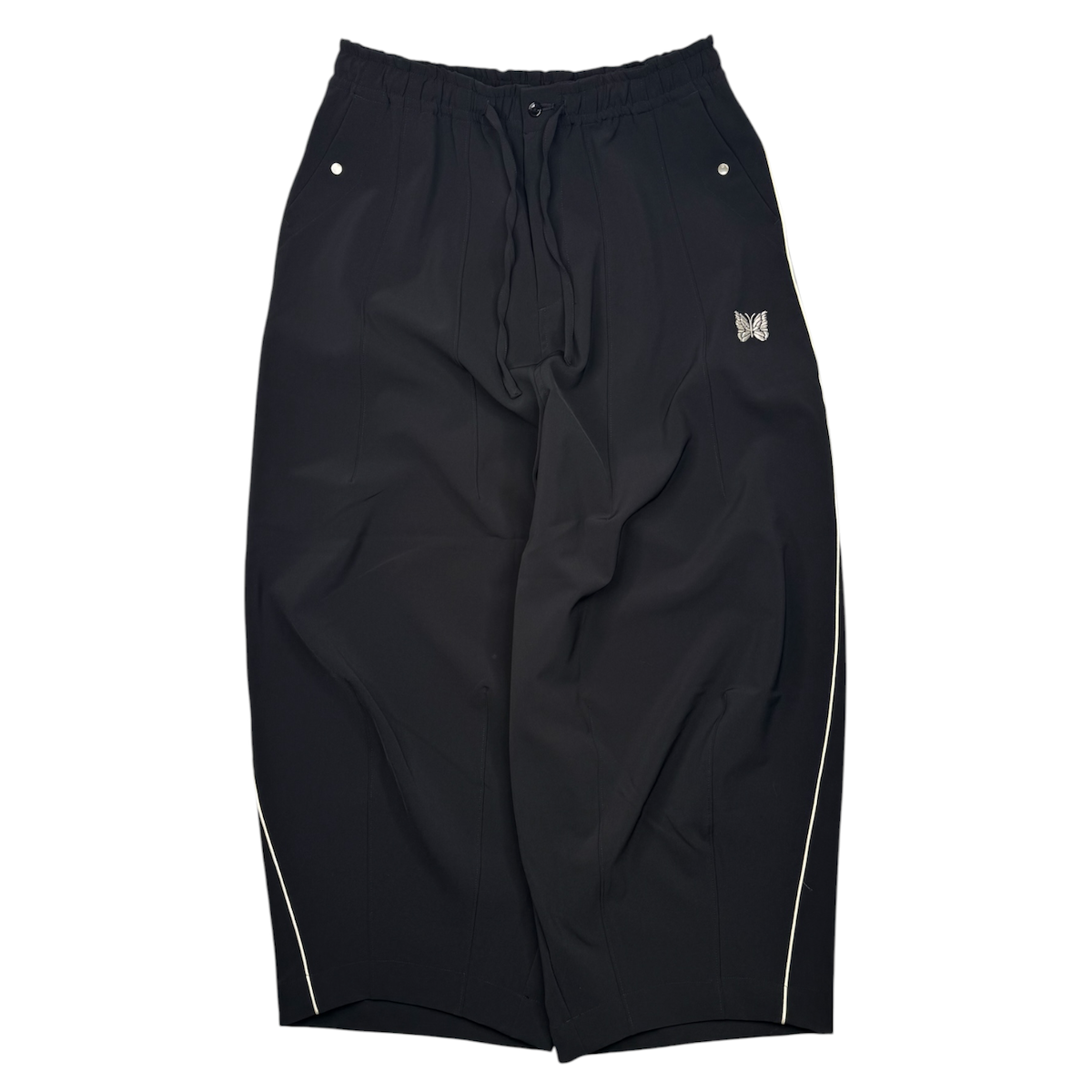 (NEW) NEEDLES PIPING COWBOY H.D PANTS - BLACK