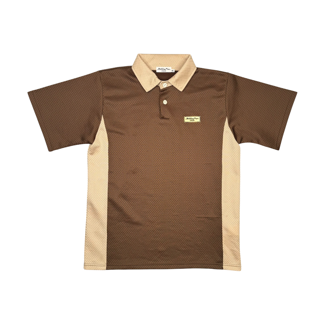 (M) BAPE LATE 90s JERSEY POLO - BROWN