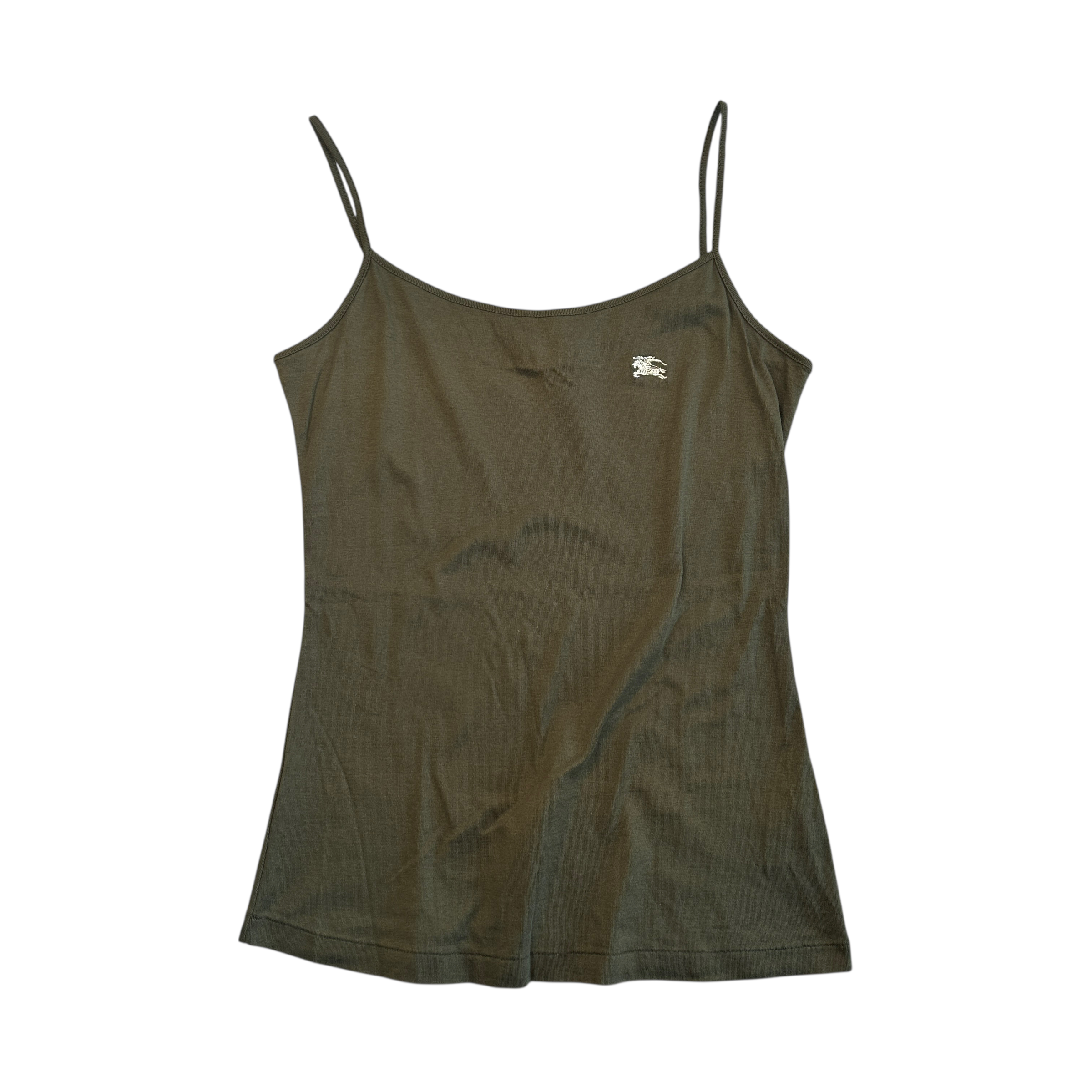 (38) BURBERRY BLUE LABEL CAMI TANK - KHAKI