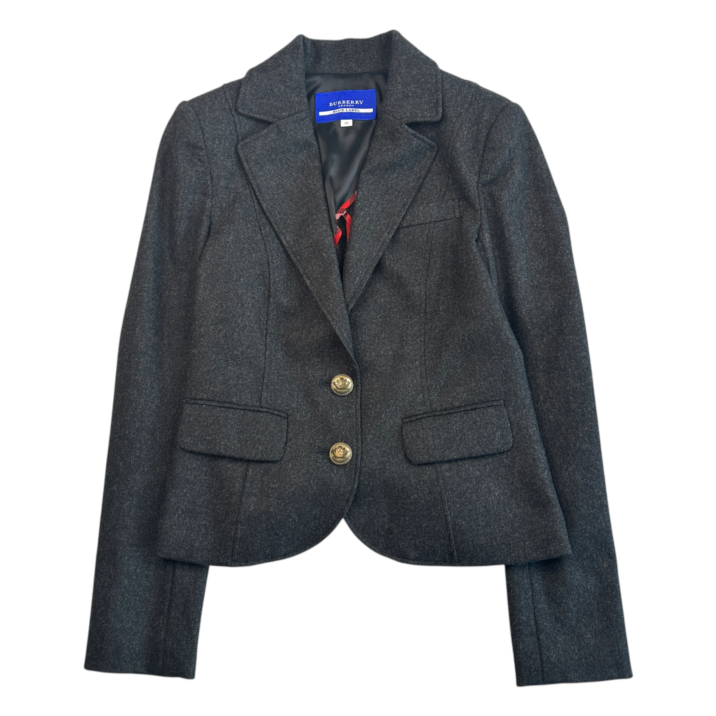 (38) BURBERRY BLUE LABEL BLAZER - GREY
