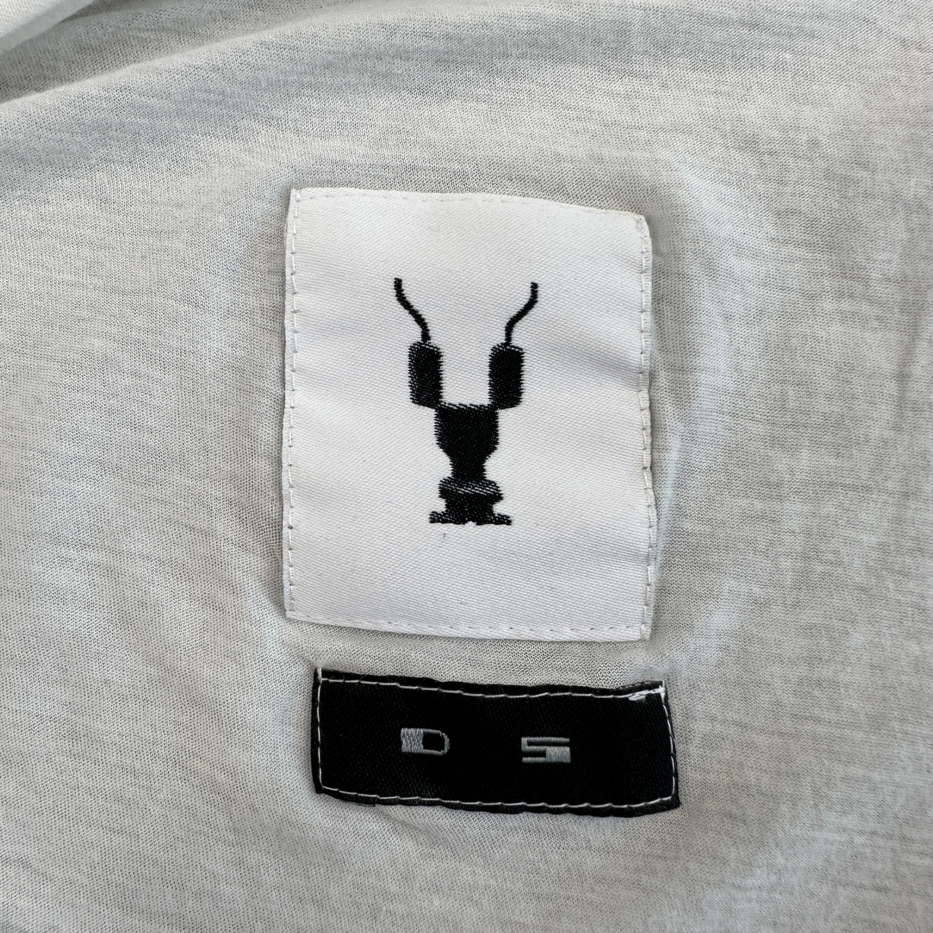 (S) RICK OWENS DRKSHDW SHEER T-SHIRT - WHITE