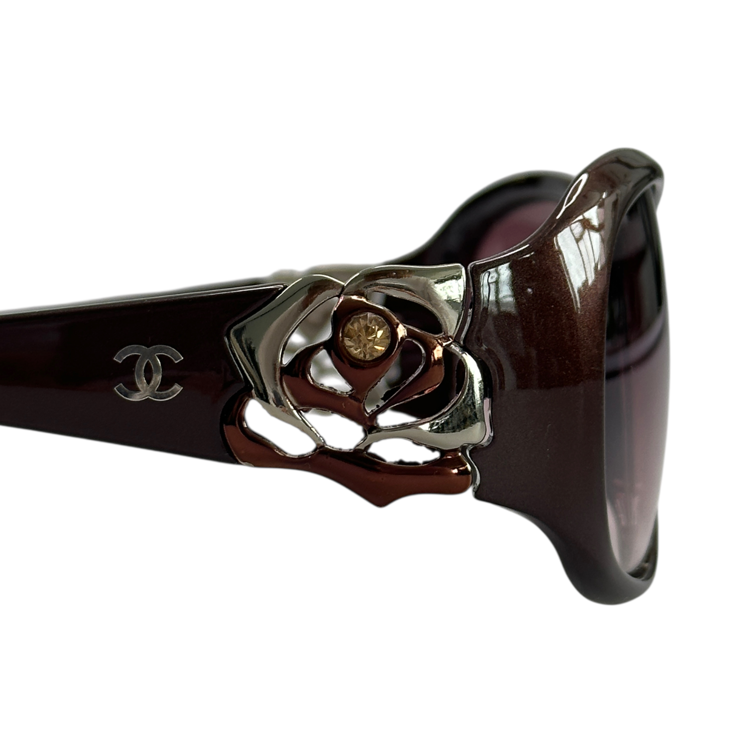 CHANEL 8753 CAMELLIA FLOWER SUNGLASSES