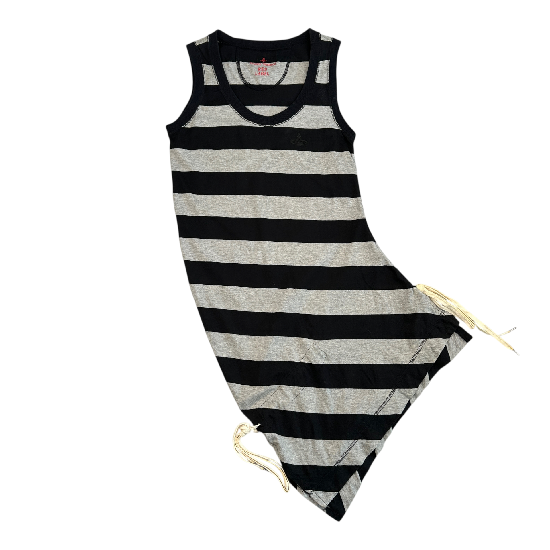 VIVIENNE WESTWOOD RED LABEL SLEEVELESS STRIPED DRESS